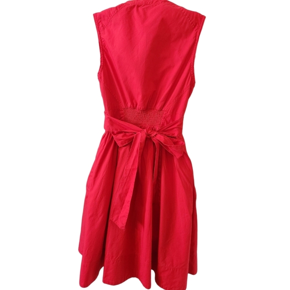 ANTHROPOLOGIE MAEVE "Adrian" Sleeveless Cotton Shirt Dress - Size 2 - Picture 7 of 12